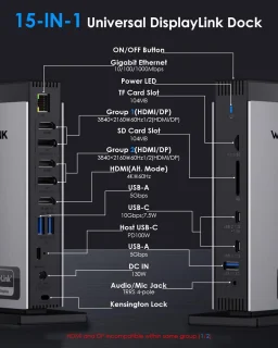 WAVLINK Dockingstation USB 3.0