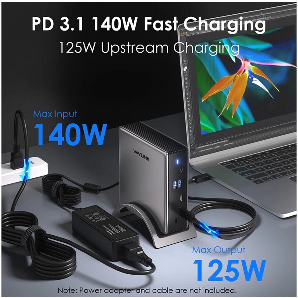 Wavlink Ultra USB-C Docking Station 2x HDMI 1x DP 125W