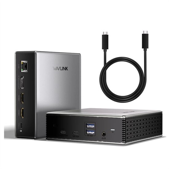 Wavlink Ultra USB-C Docking Station 2x HDMI 1x DP 125W