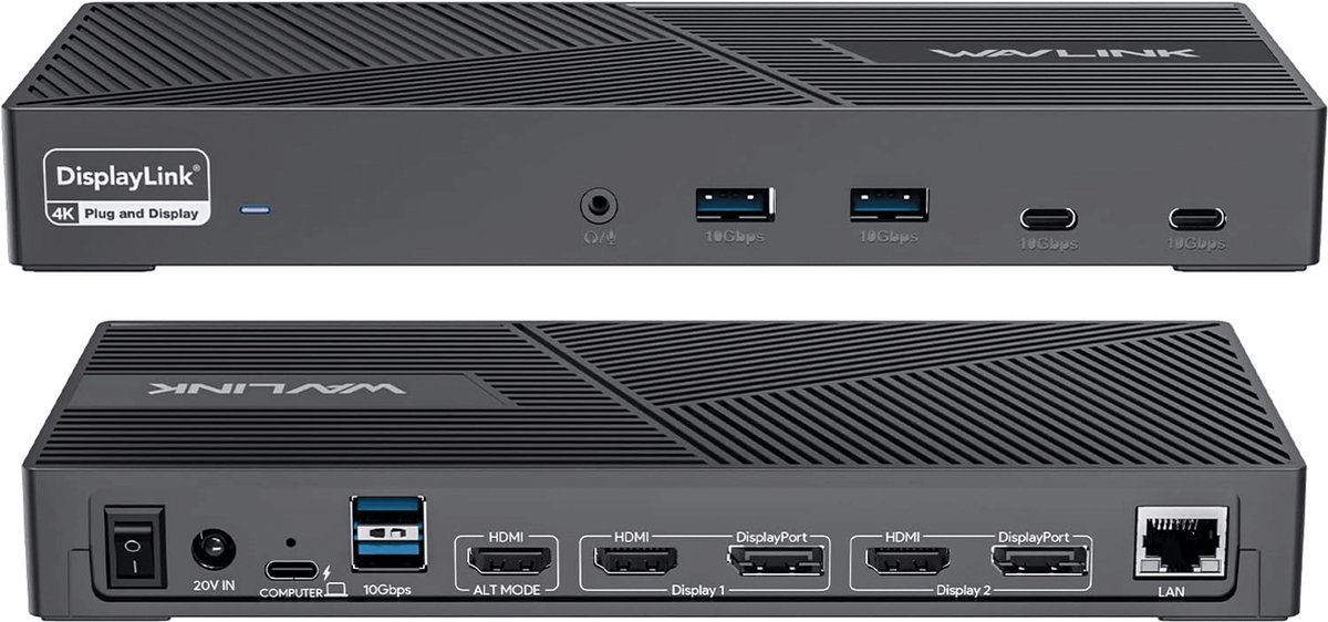 Wat vinden we goed aan de Wavlink USB-C Thunderbolt Docking Station