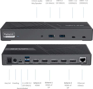Wavlink USB-C Thunderbolt Docking Station