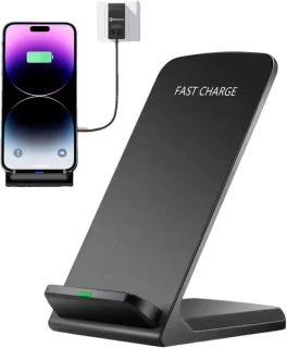 Wireless Phone Charging Stand (Black)