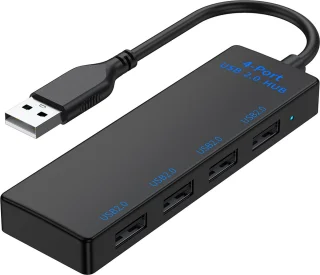 WK 4-in-1 USB 2.0 Hub Docking Station - 2 Pack