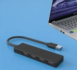 WK 4-in-1 USB 2.0 Hub Docking Station - 2 Pack