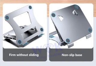 WK® All Fit Aluminium Laptopstandaard 10-17 inch Zilver