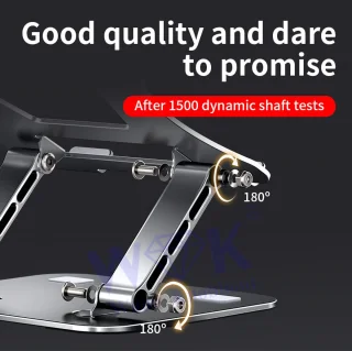 WK® All Fit Aluminium Laptopstandaard 10-17 inch Zilver