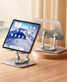 WK Aluminium iPad- en Tabletstandaard Zilver