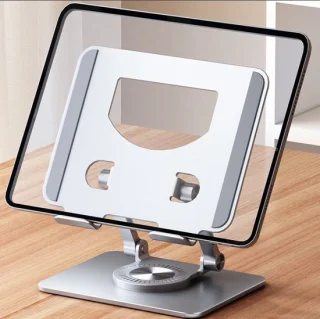 WK Aluminium iPad- en Tabletstandaard Zilver