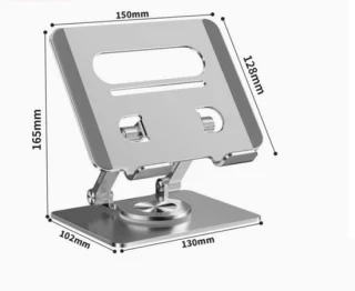 WK Aluminium Tablet- en Telefoonhouder Zilver