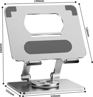 WK Aluminium Tablet Standaard Zilver