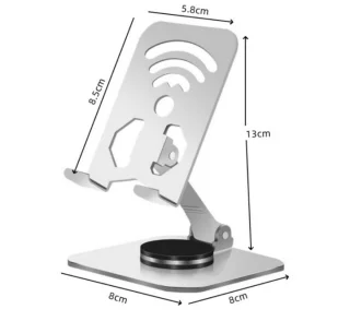 WK® Aluminium Telefoon- en Tablethouder 4,7–11 inch - Grijs