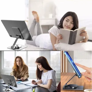 WK® Aluminium Telefoon- en Tabletstandaard