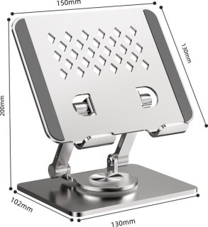 WK® Metaal Tablet Standaard voor 4,7–12 inch Tablets en Telefoons - Zilver review