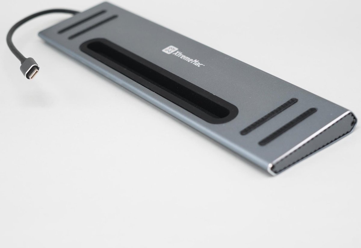 XtremeMac Docking Hub Station 12 Poorten Zilver