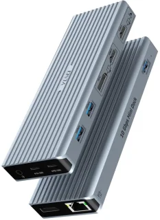 YLSCI docking station usb-c 11-in-1 hub