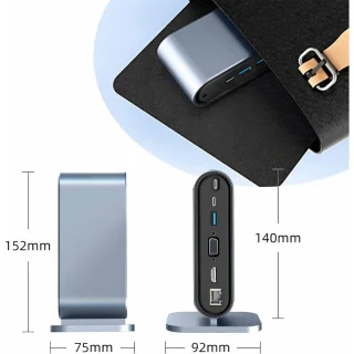 Ynkkvre USB-C Dockingstation 12-in-1