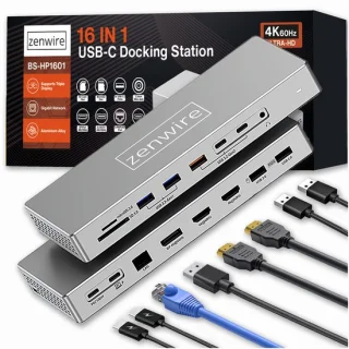 Zenwire® BS-HD1601 USB-C Docking Station