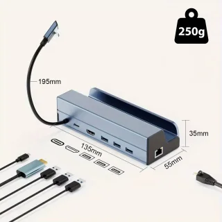 Zenwire HUB62 Steam Deck Docking Station