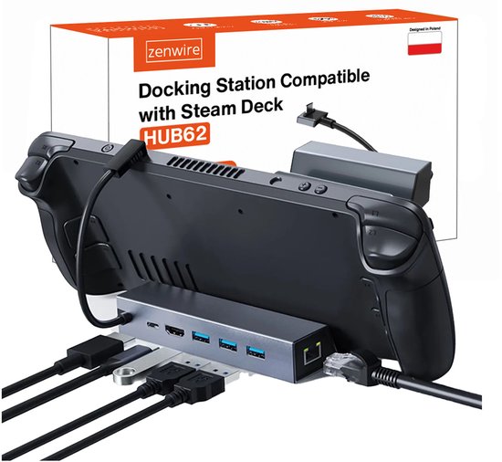 Zenwire HUB62 Steam Deck Docking Station review
