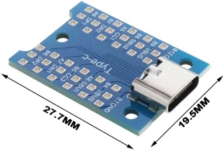 Zeynomax USB-C adapter board 4 stuks USB 3.1 Type-C