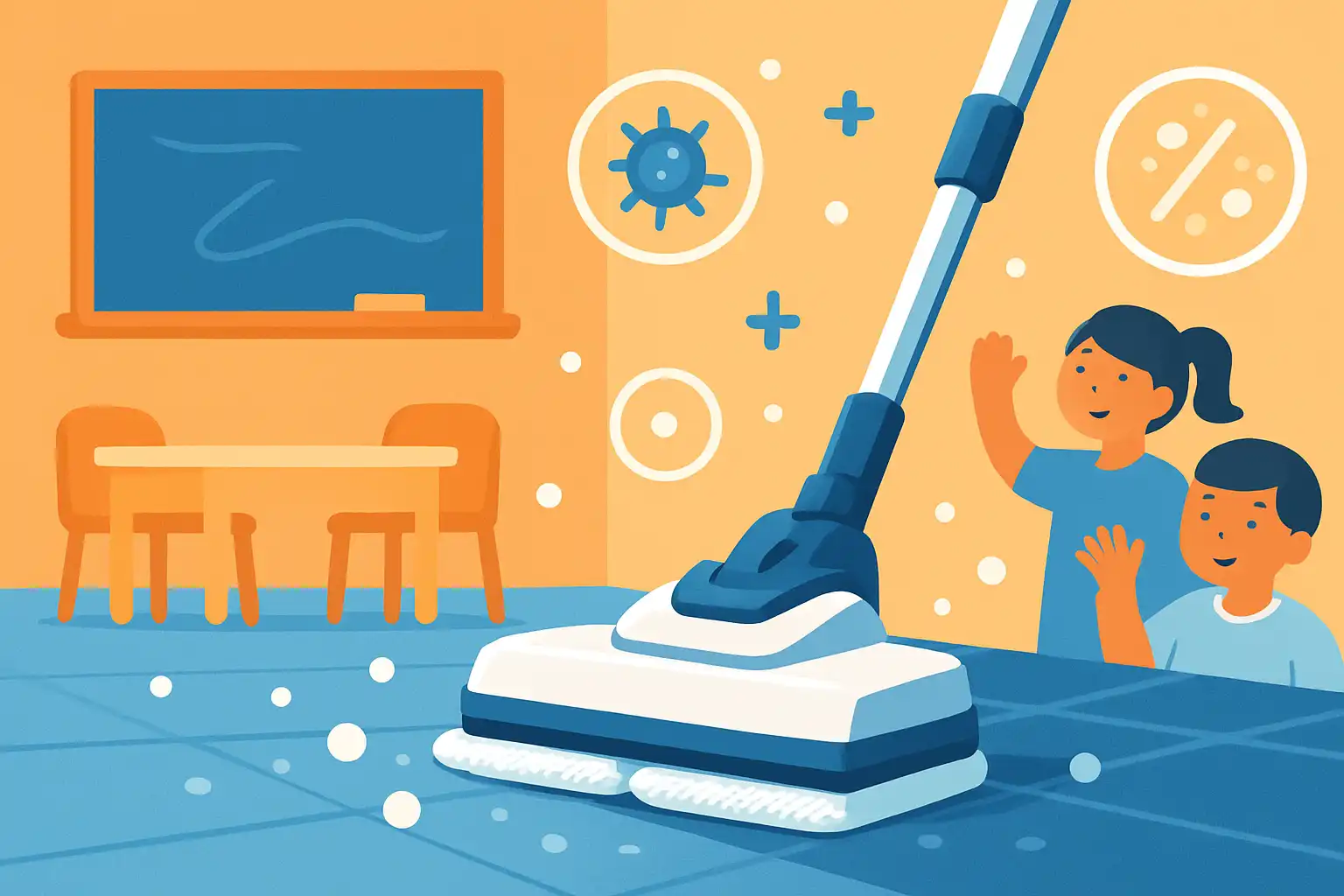 Hoe elektrische dweilen de hygiëne op scholen en in kinderopvang verbeteren en waar je op moet letten