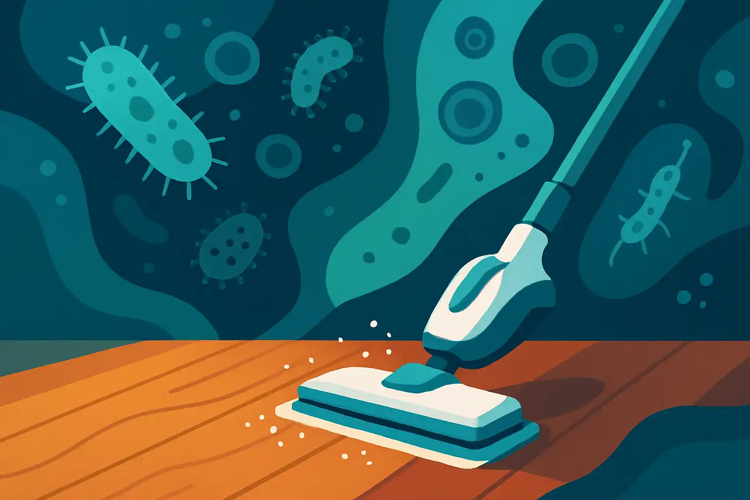 Wat je vloer je niet vertelt: hoe elektrisch dweilen het microbioom van je huis verandert