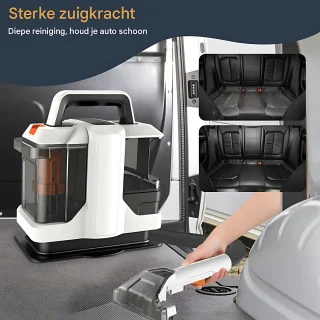 Vlekkenreiniger - Tapijtreiniger - Meubelreiniger - Reinigingsmachine - Wasstofzuiger - Voor Tapijtreiniging en Dieptereiniging - Krachtige 500W Borstelmotor - 1500ml Grote Watertank, Laag Geluidsniveau