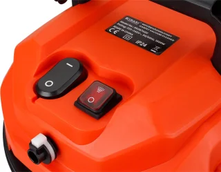 Kibani Nat/ Droogzuiger - Inclusief 3 flessen Reinigingsmiddel - Alleszuiger met Accessoires - met Sproeifunctie - 1600W - Tapijtreiniger - Inclusief Opzetstukken