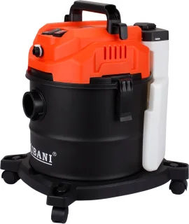 Kibani Nat/ Droogzuiger - Inclusief 3 flessen Reinigingsmiddel - Alleszuiger met Accessoires - met Sproeifunctie - 1600W - Tapijtreiniger - Inclusief Opzetstukken