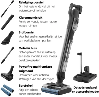 AEG AW82U2DG Ultimate 8000 - Steelstofzuiger met dweilfunctie - Zelfreinigend en zelfdrogend