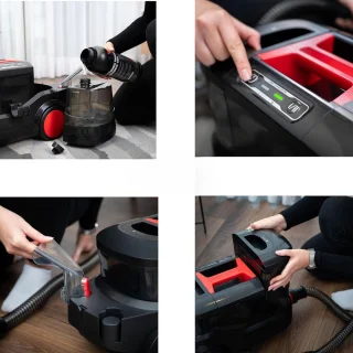 SCH® Tapijtreiniger machine - Tapijtreiniger - Tapijtreiniger apparaat - Zwart - ‎52cm x 28cm x 29cm