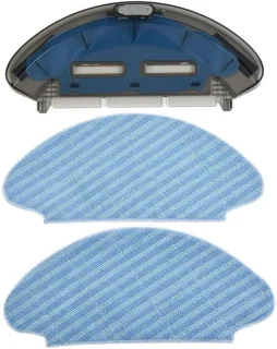 Robotic Vacuum Water Tank Replacement Parts - 2 Pack Microfiber Mop Pads - Explorer Series 20 - Explorer Series 40 - Smart Force Essential Vacuum