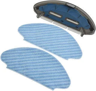 Robotic Vacuum Water Tank Replacement Parts - 2 Pack Microfiber Mop Pads - Explorer Series 20 - Explorer Series 40 - Smart Force Essential Vacuum