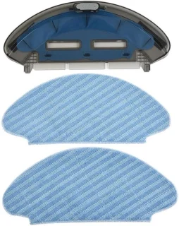 Robotic Vacuum Water Tank Replacement Parts - 2 Pack Microfiber Mop Pads - Explorer Series 20 - Explorer Series 40 - Smart Force Essential Vacuum