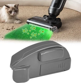 Dust Detector Light - LED Licht - Batterijen - Grijze Kunststof voor Stofzuiger Thuis Kantoor Accessoires