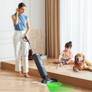 Dust Detector Light - LED Licht - Batterijen - Grijze Kunststof voor Stofzuiger Thuis Kantoor Accessoires