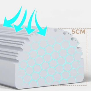 Dubbelzijdige absorberende sponsbezem met telescoopsteel en extra sponskop - Super absorberend voor vloeren