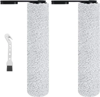 Allecto plus - Borstelrol Set voor Nat- en Droogzuiger | Reserveonderdelen Geschikt voor Tineco Floor One S7 Pro en S6 | Inclusief 2 Borstelrollen + Reinigingsborstel