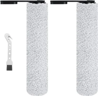 Allecto plus - Borstelrol Set voor Nat- en Droogzuiger | Reserveonderdelen Geschikt voor Tineco Floor One S7 Pro en S6 | Inclusief 2 Borstelrollen + Reinigingsborstel