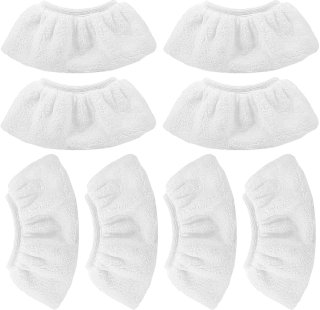 De Microvezeldoeken voor stoomreinigers - set van 8 - wasbaar - hoogwaardig in één oogopslag