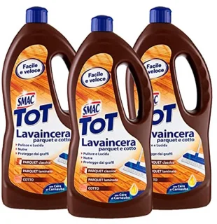 Vloerreiniger voor parket en Cotto met carnaubawas - 3 x 1000 ml
