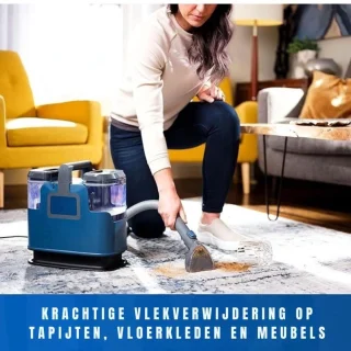 MKSS® Draagbare Vlekkenreiniger - Tapijtreiniger - Vlekkenreiniger - Blauw