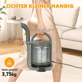 Tapijtreiniger - Bank Reiniger - Spray/Scrub/Zuigfunctie - 400W - Nat & Droog - Vlekken reiniger - Schoonmaak