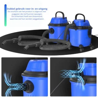 Waterzuiger - Nat droog zuiger - 15L - 4800W