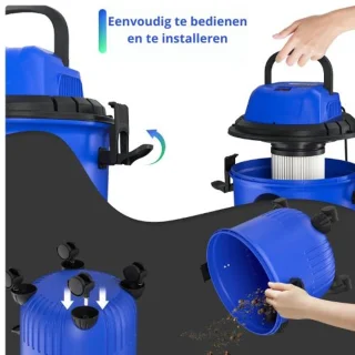 Waterzuiger - Nat droog zuiger - 15L - 4800W