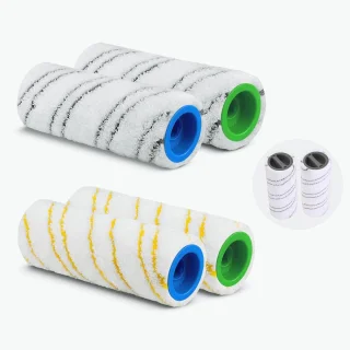 Vervangende Microvezel Rolborstel Set voor Vloerschrobzuigers – Perfect voor Harde Vloeren