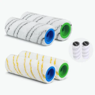 Vervangende Microvezel Rolborstel Set voor Vloerschrobzuigers – Perfect voor Harde Vloeren