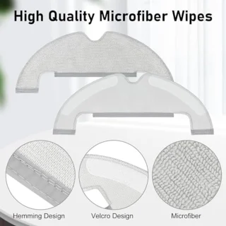 4pcs Mop Cloth Pads for Dreame Bot Z10 Pro L10 Plus Robot Vacuum Cleaner Parts