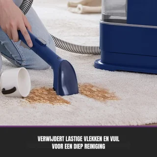 MMP® Tapijtreiniger machine - Tapijtreiniger - Tapijtreiniger apparaat - Blauw - 20cm x 39cm x 30cm