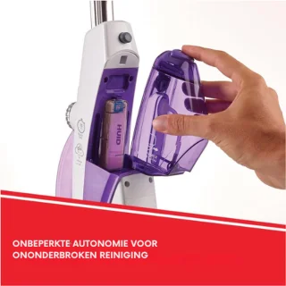 Vaporetto SV440_Double Stoomdweil met Handstoomreiniger en Vaporforce-Borstel - 15-in-1 Functie - Doodt tot 99,9% van Virusdeeltjes Ziektekiemen En Bacteriën - 1500W - 0,3L - Paars